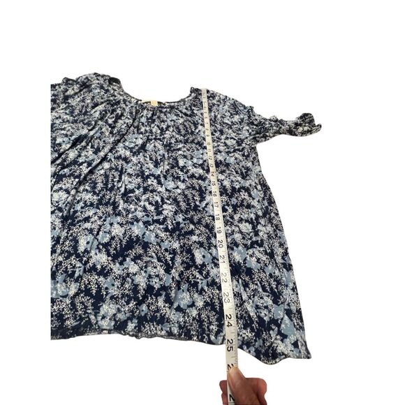 Michael Kors Pullover Knit top Sz OX (10/12) Blues - Picture 6 of 7